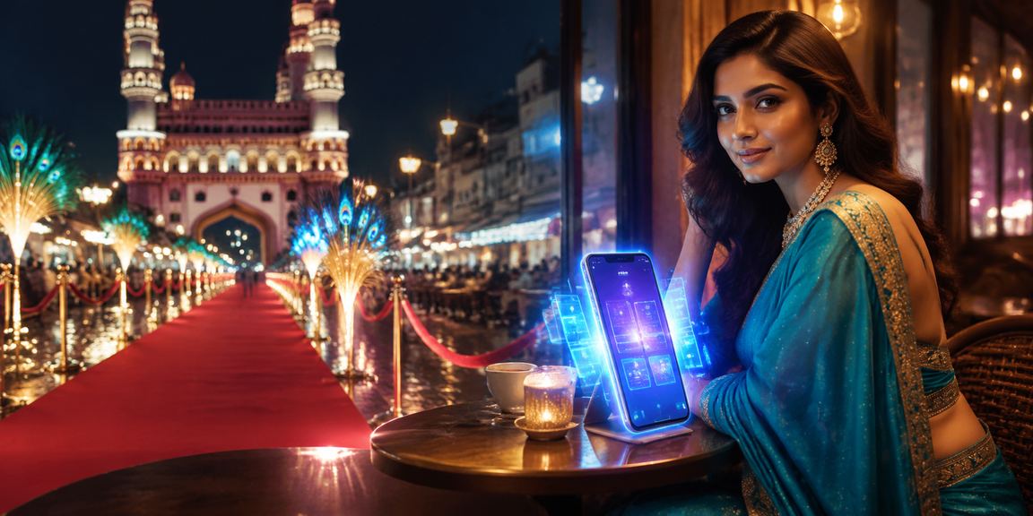 Indian user accessing 562106 mobile casino app in Hyderabad